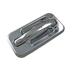 For Hummer H2 2003-2009 Exterior Door Handle Passenger Side Rear Plastic Chrome New. Price: $118.37.