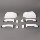 For Toyota Tundra Sequoia White Mirror Cover & Door Handle Kit Replace 2011-2019 New. Price: $42.85.