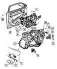 Genuine Mopar Exterior Door Handle Right 1RH64SSEAH New. Price: $84.77.