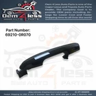 Toyota Highlander Rear Left Exterior Door Handle 2020 2023 Oem 69210-0R070 New. Price: $119.99.