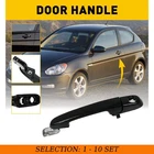1-10X Left For 2006-2011 Hyundai Accent Front Outer Black Door Handle Pull 80700 New. Price: $108.87.