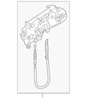 Genuine Audi Exterior Door Handle Base 80A-837-812 New. Price: $103.38.