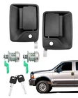 Exterior Door Handle W/ Lock Cylinders & Keys 99-16 Ford F250 F350 F450 F550 New. Price: $42.99.