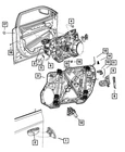 Genuine Mopar Front Door Exterior Handle Left 1MZ85RFQAM New. Price: $125.19.