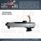 Toyota Highlander 2014 2019 Exterior Rear Right Door Handle Oem 69203-0E100 Used. Price: $125.00.