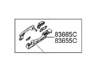 2005-2011 Hyundai Accent Handle Assembly-rear Door Outside Oem New 836601E000CA. Price: $68.93.