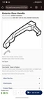 Volkswagen Exterior Door Handle New. Price: $30.00.