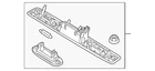 Genuine Volvo Lift-gate Latch Handle 30784556 New. Price: $171.76.