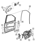 Genuine Mopar Exterior Door Handle Left 1NA53AXRAF New. Price: $141.57.