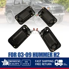 New Front Rear Black Exterior Door Handle Set Fits 2003-2009 Hummer H2. Price: $57.27.