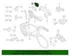 New Genuine Nissan Escutcheon-outside Handle Oe 806469FU0A. Price: $31.12.