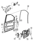 Genuine Mopar Exterior Door Handle Left 1NA53KARAF New. Price: $120.77.