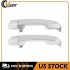Door Handle Set For 2010-2018 Toyota 4RUNNER All Chrome Rear Outer 2PC New. Price: $19.49.