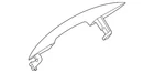 Genuine Hyundai Handle Outside 83661-AA000 New. Price: $44.41.