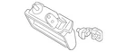 Genuine Mitsubishi Handle Outside MR371739 New. Price: $42.11.