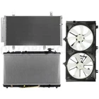 For 2007-2011 Toyota Camry 3.5L Radiator & Condenser Cooling Fan Kit New. Price: $177.08.