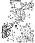 Genuine Mopar Exterior Door Handle Right XU80KTAAG New. Price: $42.16.
