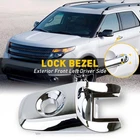 2011-2019 Ford Explorer Lh Driver Door Handle Key Bezel Cover Chrome Replace New. Price: $10.99.