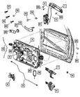 Genuine Mopar Exterior Door Handle Left 1GH291AUAJ New. Price: $67.22.