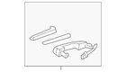 Genuine Gm Primed Front Door Outside Handle 13509685 New. Price: $113.68.