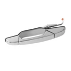 Exterior Chrome Door Handle Rear Left Driver Side For Chevy Silverado Gmc Sierra New. Price: $13.99.