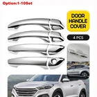 For 2016-2021 Hyundai Tucson Left Right Side Chrome Exterior Door Handle Set New. Price: $170.99.