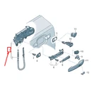 Audi A4 Avant B9 Front Left Door Handle Mounting Bar Rhd 8W0837811A No Duties New. Price: $75.68.