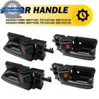 Set Of 4 Interior Inside Inner Door Handle Black For Toyota Corolla 2003-2008 New. Price: $20.75.