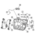 Genuine Mopar Exterior Door Handle Right 1QA18GTWAJ New. Price: $145.08.