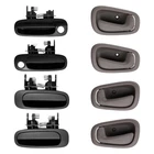 Set Of Pcs Outside Inside Door Handle Black/gray For 1998-2002 Toyota Corolla New. Price: $23.36.