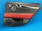 Genesis G80 Rear Door Interior Trim Panel Passenger's RED:RE1 2022-2024 Oem Used. Price: $420.00.