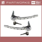 2X Door Handle For Porsche 911 912 To -'67 Exterior With Lock Chrome Racing L+r Neu. Price: $307.68.