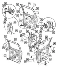 Genuine Mopar Sliding Door Exterior Handle Right RP90AXRAE New. Price: $43.15.