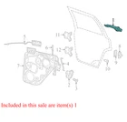 1MW30NRVAE 2017 Jeep Grand Cherokee Right Rear Exterior Door Handle Used. Price: $60.00.