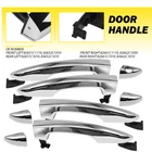 4PCS For 2015-2019 Hyundai Sonata Door Handle Chrome Exterior Outside Kit Set New. Price: $66.49.