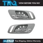 Trq Front Inside Interior Door Handles W/ Heat Gray & Chrome Pair For Gm Truck New. Price: $49.95.