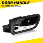 Interior Door Black Handle Rear Lh Driver Side For 2003-2007 Honda Accord Sedan New. Price: $10.44.