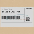 Genuine Bmw 51225A33F75 - Neu. Price: $99.22.