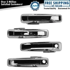 Outside Exterior Door Handle Chrome Front Rear Kit Set Of 4 For Ram Pickup Truck New. Price: $134.85.