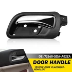 Interior Door 72660-SDA-A02ZA Handle For Accord Honda Sedan 2003-07 Rear Driver New. Price: $10.44.