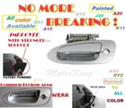 Upgraded Motorking Door Handle For Nissan Altima Outside Front Left KY1 Silver New. Price: $17.55.
