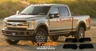 Smooth Black Replacement Door Handles Set 4 17-20 Ford F250 F350 New. Price: $189.99.