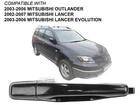 For Exterior Door Handle 03 06 Outlander -07 Lancer Rear Passenger MR970268 New. Price: $18.27.