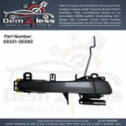 Lexus RX350 RX450H Front Right Exterior Door Handle 2010 To 2015 Oem 69201-0E080 Used. Price: $149.00.
