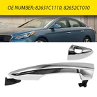 Front Driver Left Side Exterior Door Handle For Chrome Hyundai Sonata 2015-2019 New. Price: $22.79.