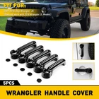 5/10PCS Exterior Handle & Tailgate Cover Trim For Jeep Wrangler Jk 4DOOR New. Price: $8.54.